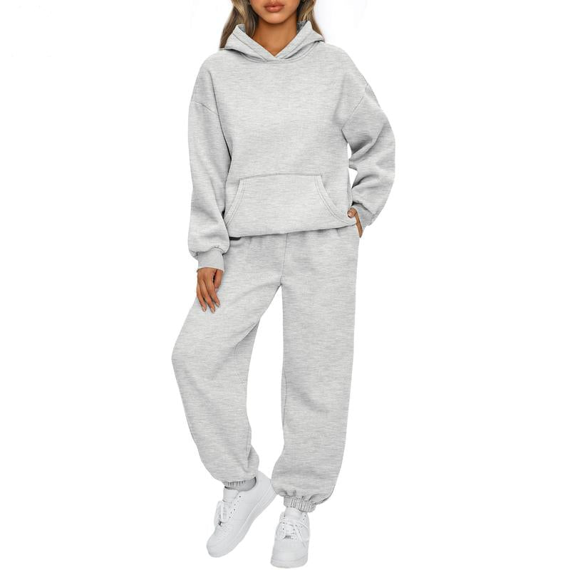 AMELIA™ – Women’s Lounge Hoodie Sweatsuit Set for Travel & Fall