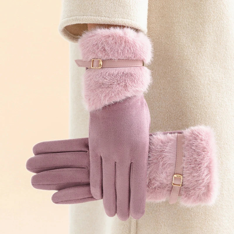 Aurelia Fur Gloves