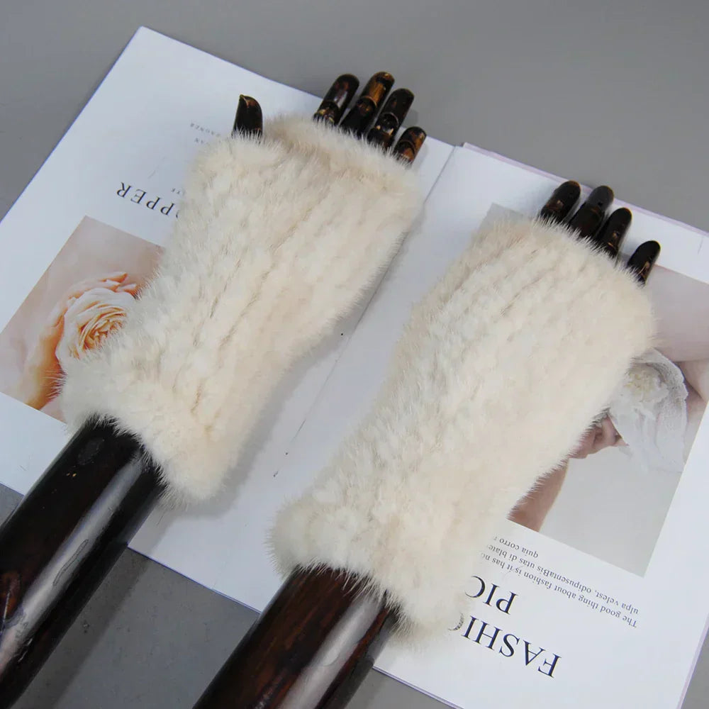 Liora™ Luxe Mink Fur Gloves