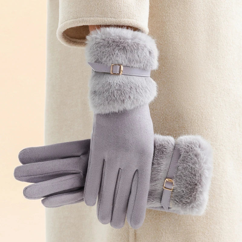 Aurelia Fur Gloves